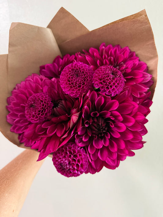 Purple Flame Market Bouquet